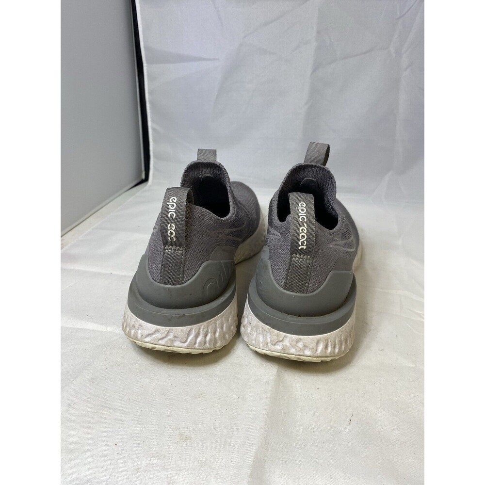 Nike Womens Phantom React Flyknit Running Shoe Size 8 Gray Knit Sneaker Train - Picture 4 of 8